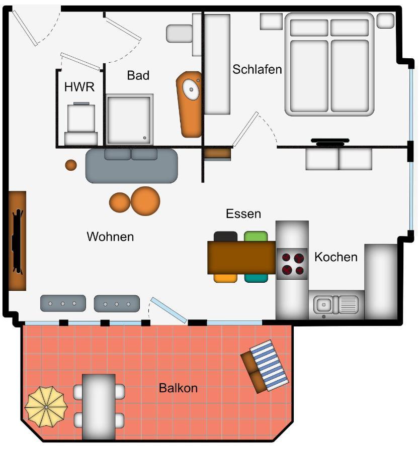 Beach House-Traumwohnung In Bestlage Mit Herrlichem Meerblick Harrislee Ngoại thất bức ảnh