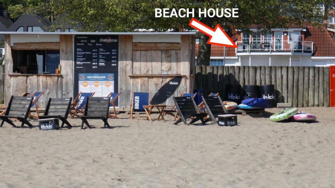 Beach House-Traumwohnung In Bestlage Mit Herrlichem Meerblick Harrislee Ngoại thất bức ảnh
